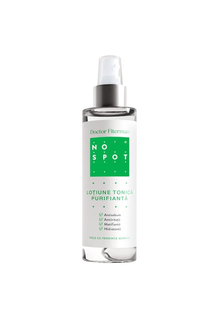 Lotiune tonica purifianta No Spot - 250 ml - Fiterman-FEMEI/INGRIJIRE COSMETICA/Ingrijire corp-INGRIJIRE COSMETICA/Ingrijire corp