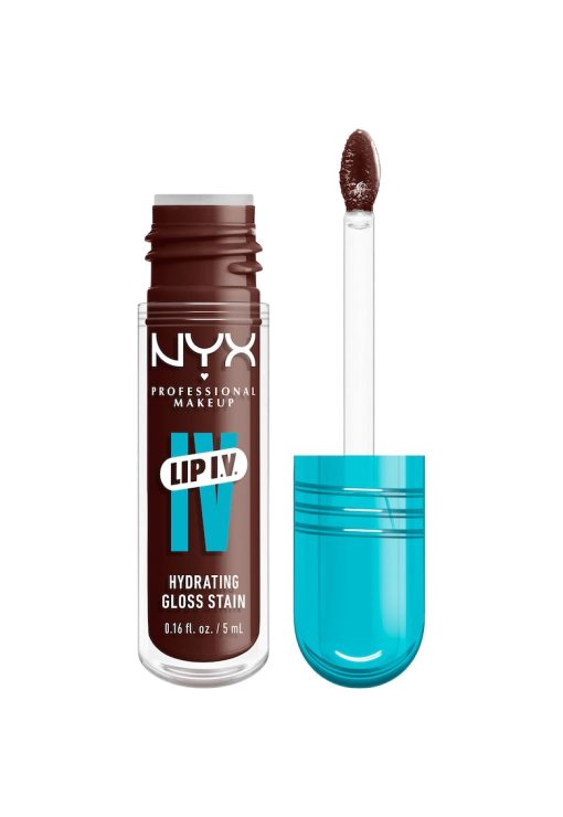 Luciu de buze hidratant cu efect de tint NYX PM Lip I.V. 5 ml-FEMEI/INGRIJIRE COSMETICA/Produse cosmetice-INGRIJIRE COSMETICA/Produse cosmetice