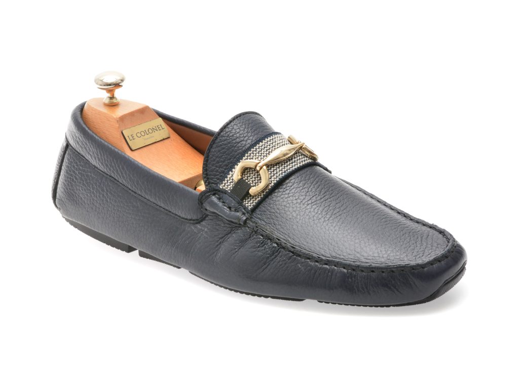 Mocasini eleganti LE COLONEL bleumarin