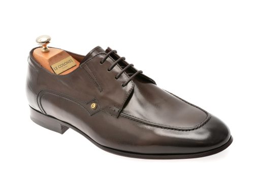 Mocasini eleganti LE COLONEL maro