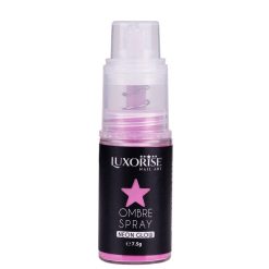 Ombre Spray Nail Art LUXORISE Neon Pink 2