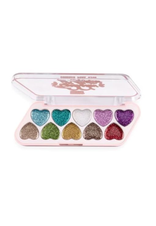 Paleta Machiaj Ochi -  Glitter - 10 Culori - 02 - 7.1 g-FEMEI/INGRIJIRE COSMETICA/Produse cosmetice-INGRIJIRE COSMETICA/Produse cosmetice