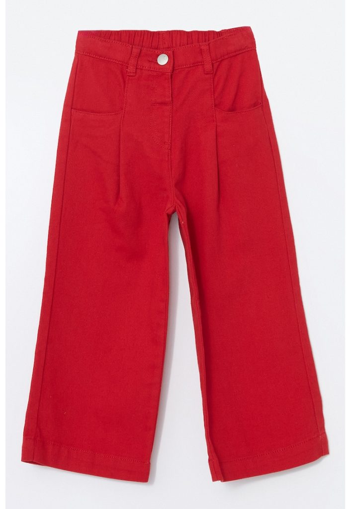 Pantaloni ampli cu talie inalta-FETE/IMBRACAMINTE/Blugi-IMBRACAMINTE/Blugi