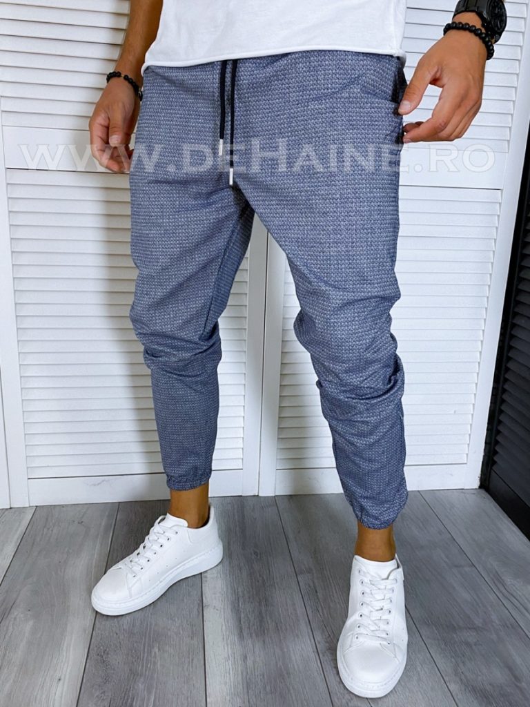 Pantaloni barbati albastri casual B5857 N7-4.2-Pantaloni > Pantaloni casual