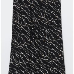Pantaloni capri drepti cu imprimeu-FEMEI/IMBRACAMINTE/Pantaloni si colanti-IMBRACAMINTE/Pantaloni si colanti