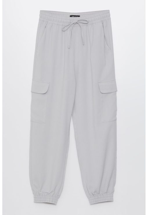 Pantaloni cargo cu buzunare cu clapa-FEMEI/IMBRACAMINTE/Pantaloni si colanti-IMBRACAMINTE/Pantaloni si colanti
