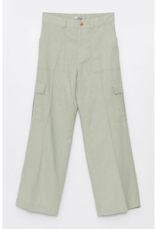 Pantaloni cargo din amestec de in-FEMEI/IMBRACAMINTE/Pantaloni si colanti-IMBRACAMINTE/Pantaloni si colanti