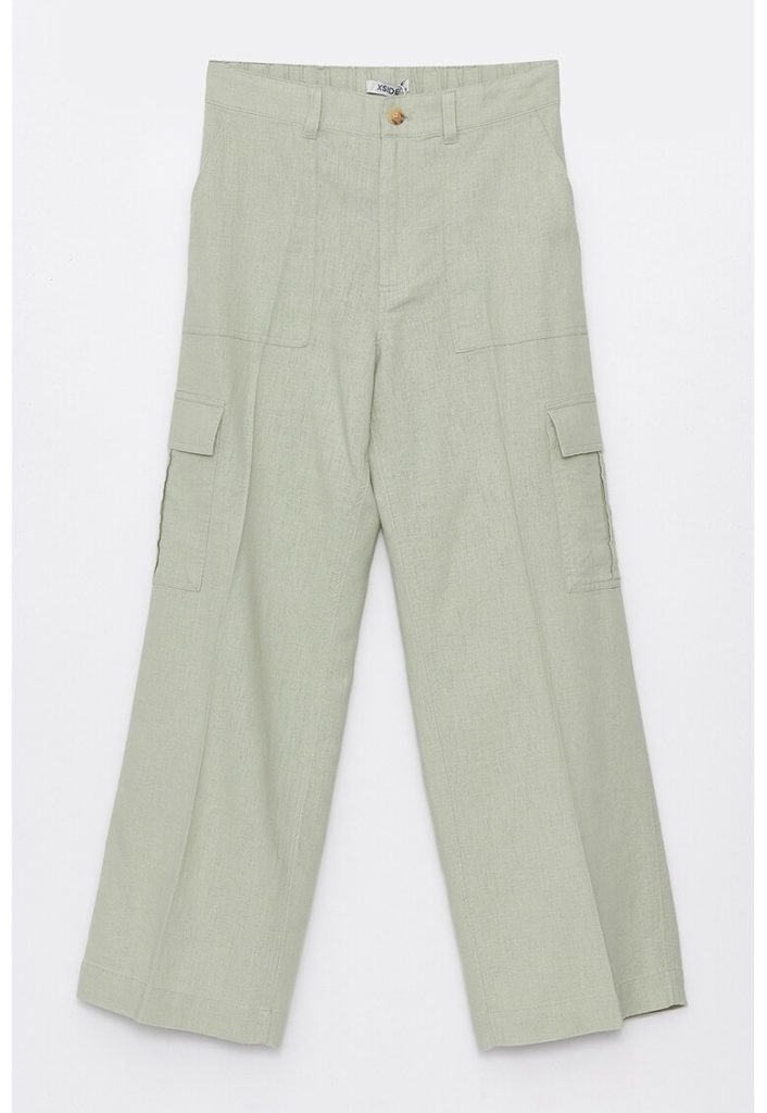 Pantaloni cargo din amestec de in-FEMEI/IMBRACAMINTE/Pantaloni si colanti-IMBRACAMINTE/Pantaloni si colanti