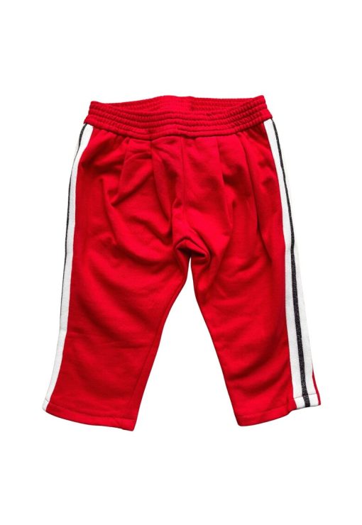 Pantaloni copii  rosu - bumbac - dungi --FETE/IMBRACAMINTE/Blugi-IMBRACAMINTE/Blugi