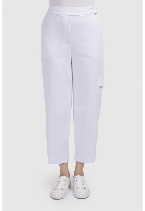 Pantaloni crop cu talie inalta-FEMEI/IMBRACAMINTE/Pantaloni si colanti-IMBRACAMINTE/Pantaloni si colanti