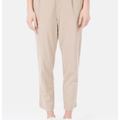 Pantaloni crop cu talie inalta-FEMEI/IMBRACAMINTE/Pantaloni si colanti-IMBRACAMINTE/Pantaloni si colanti