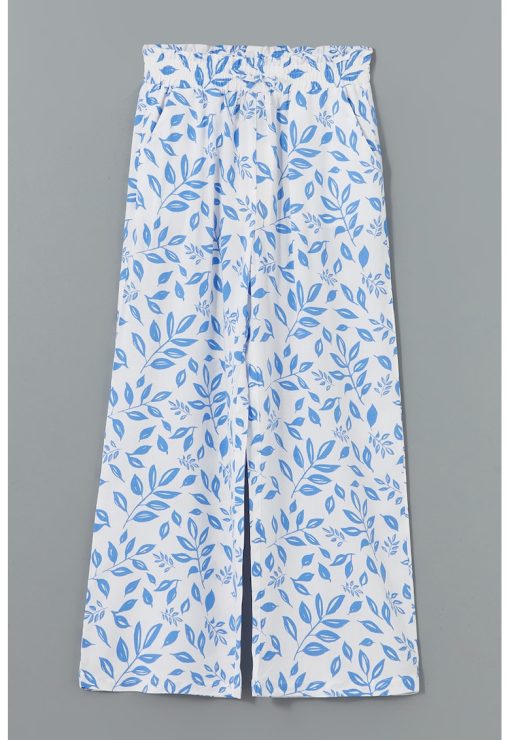 Pantaloni cu croiala ampla si imprimeu-FETE/IMBRACAMINTE/Blugi-IMBRACAMINTE/Blugi