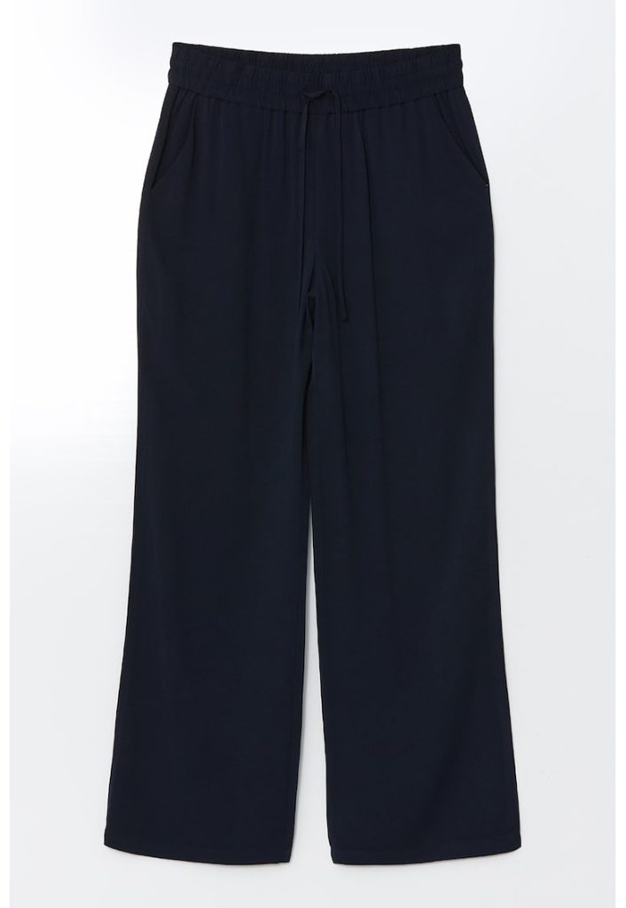 Pantaloni cu croiala ampla si talie ajustabila-FEMEI/IMBRACAMINTE/Pantaloni si colanti-IMBRACAMINTE/Pantaloni si colanti