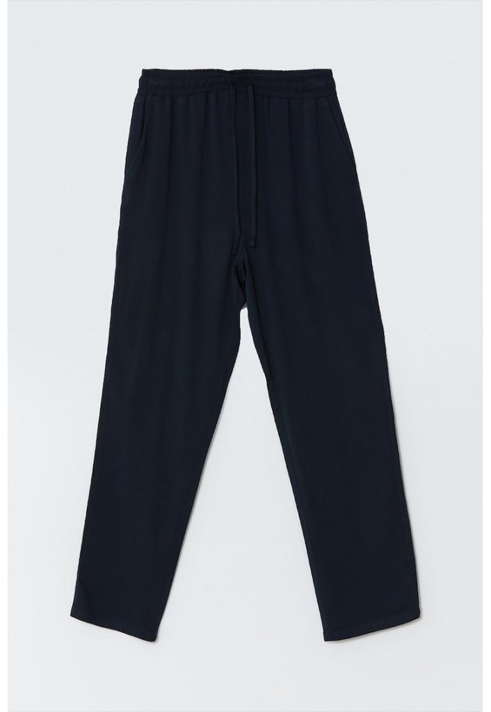 Pantaloni cu snur de ajustare in talie-FEMEI/IMBRACAMINTE/Pantaloni si colanti-IMBRACAMINTE/Pantaloni si colanti