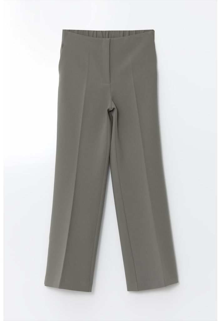 Pantaloni cu talie inalta si croiala ampla-FEMEI/IMBRACAMINTE/Pantaloni si colanti-IMBRACAMINTE/Pantaloni si colanti