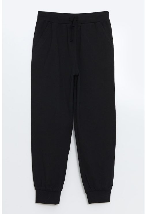 Pantaloni de bumbac cu talie elastica-BAIETI/IMBRACAMINTE/Blugi-IMBRACAMINTE/Blugi