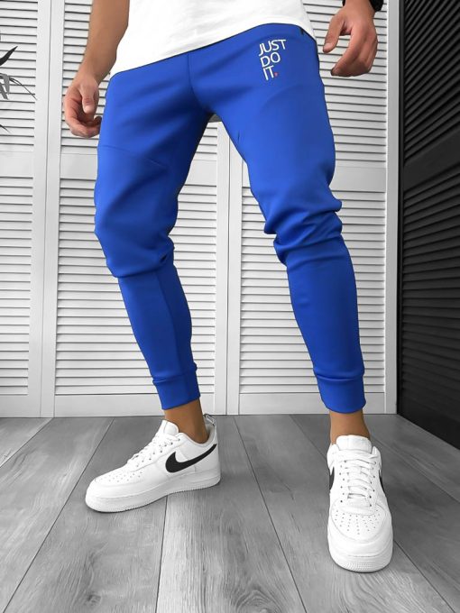 Pantaloni de trening albastri 12616 D2-1.4-Pantaloni > Pantaloni de trening