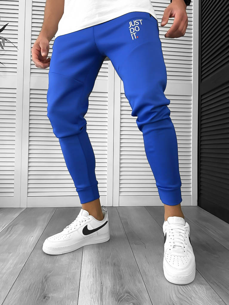 Pantaloni de trening albastri 12616 D2-1.4-Pantaloni > Pantaloni de trening