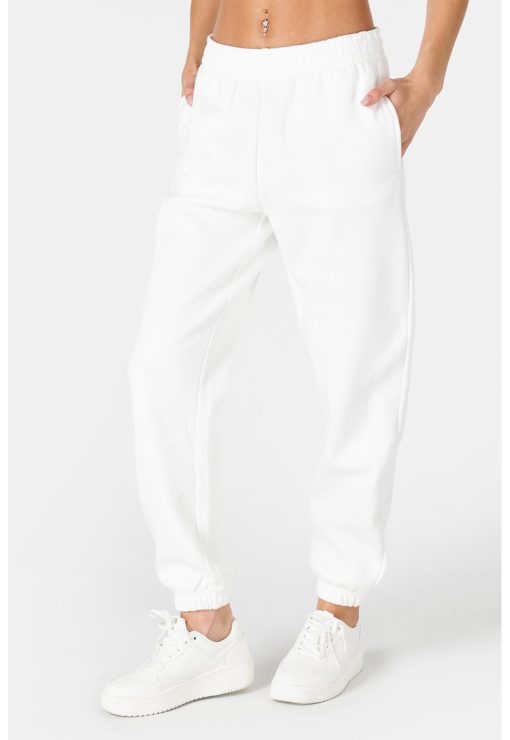 Pantaloni de trening cu buzunare laterale-FEMEI/IMBRACAMINTE/Pantaloni si colanti-IMBRACAMINTE/Pantaloni si colanti