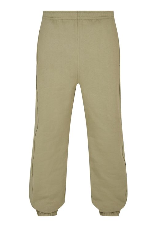 Pantaloni de trening cu model uni si buzunare oblice-BARBATI/IMBRACAMINTE/Pantaloni si colanti-IMBRACAMINTE/Pantaloni si colanti