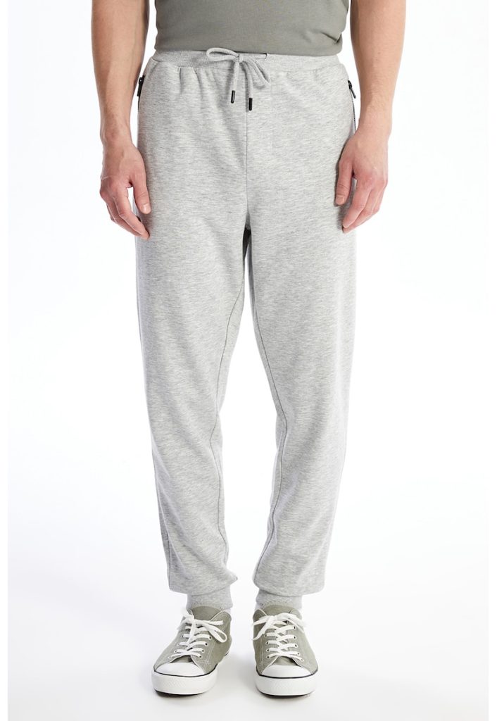 Pantaloni de trening din amestec de bumbac-BARBATI/IMBRACAMINTE/Pantaloni si colanti-IMBRACAMINTE/Pantaloni si colanti