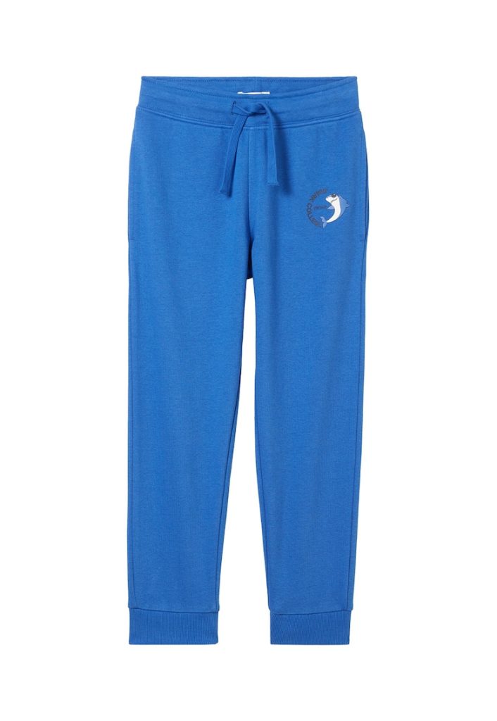 Pantaloni de trening din amestec de bumbac cu imprimeu discret-BAIETI/IMBRACAMINTE/Blugi-IMBRACAMINTE/Blugi