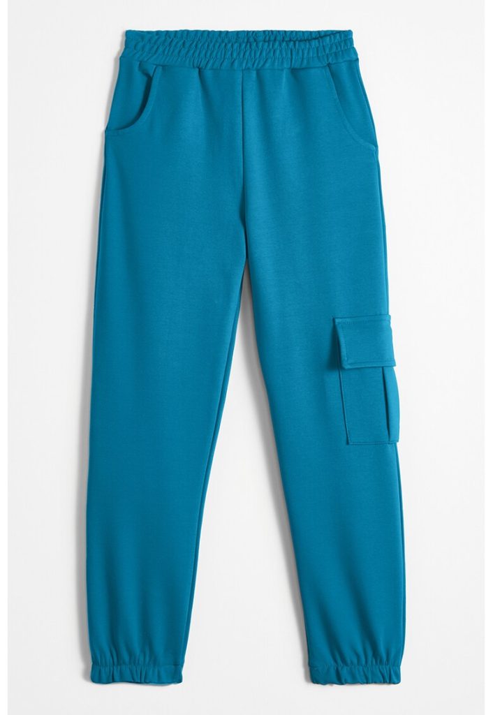 Pantaloni de trening din amestec de bumbac cu talie elastica-BAIETI/IMBRACAMINTE/Blugi-IMBRACAMINTE/Blugi
