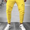 Pantaloni de trening galbeni conici 12360 D7-3-Pantaloni > Pantaloni de trening