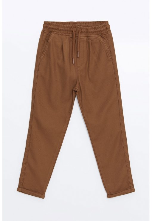 Pantaloni din bumbac cu talie elastica-BAIETI/IMBRACAMINTE/Blugi-IMBRACAMINTE/Blugi