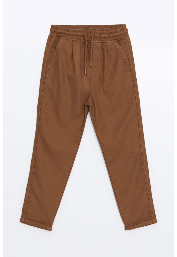Pantaloni din bumbac cu talie elastica-BAIETI/IMBRACAMINTE/Blugi-IMBRACAMINTE/Blugi