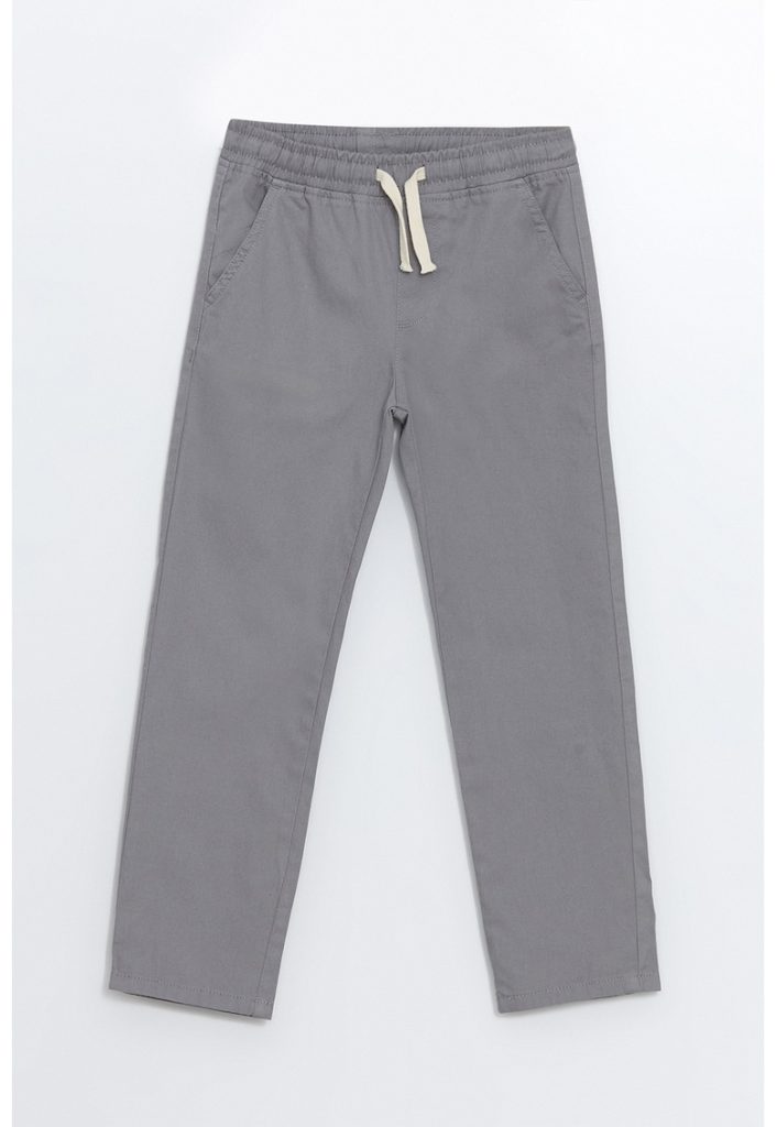 Pantaloni din bumbac cu talie elastica-BAIETI/IMBRACAMINTE/Blugi-IMBRACAMINTE/Blugi