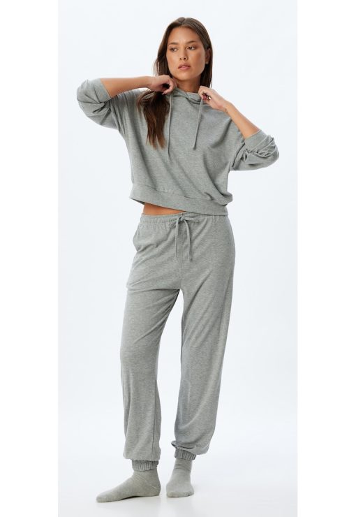 Pantaloni lejeri de trening cu snur-FEMEI/IMBRACAMINTE/Pijamale si halate de baie-IMBRACAMINTE/Pijamale si halate de baie