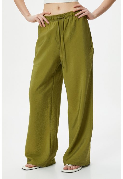Pantaloni palazzo vaporosi cu croiala ampla-FEMEI/IMBRACAMINTE/Pantaloni si colanti-IMBRACAMINTE/Pantaloni si colanti