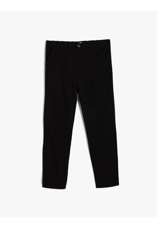 Pantaloni regular fit cu buzunare-FETE/IMBRACAMINTE/Blugi-IMBRACAMINTE/Blugi