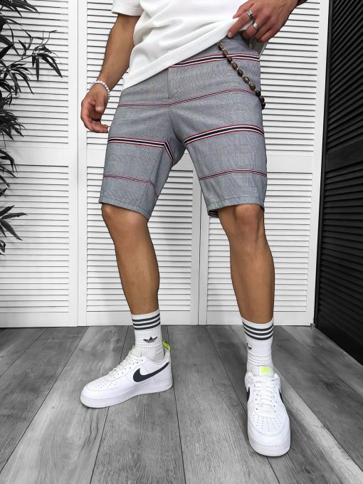Pantaloni scurti casual carouri 13332-Pantaloni > Pantaloni scurti