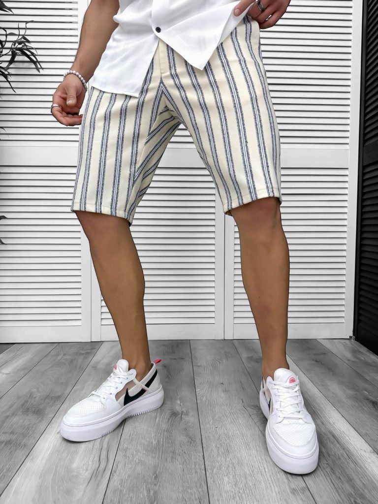 Pantaloni scurti casual  cu imprimeu  13129  D6-2.1-Pantaloni > Pantaloni scurti