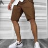 Pantaloni scurti casual  maro 13057  O3-6.3-Pantaloni > Pantaloni scurti