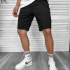Pantaloni scurti casual  negri  13058  O4-3.2-Pantaloni > Pantaloni scurti