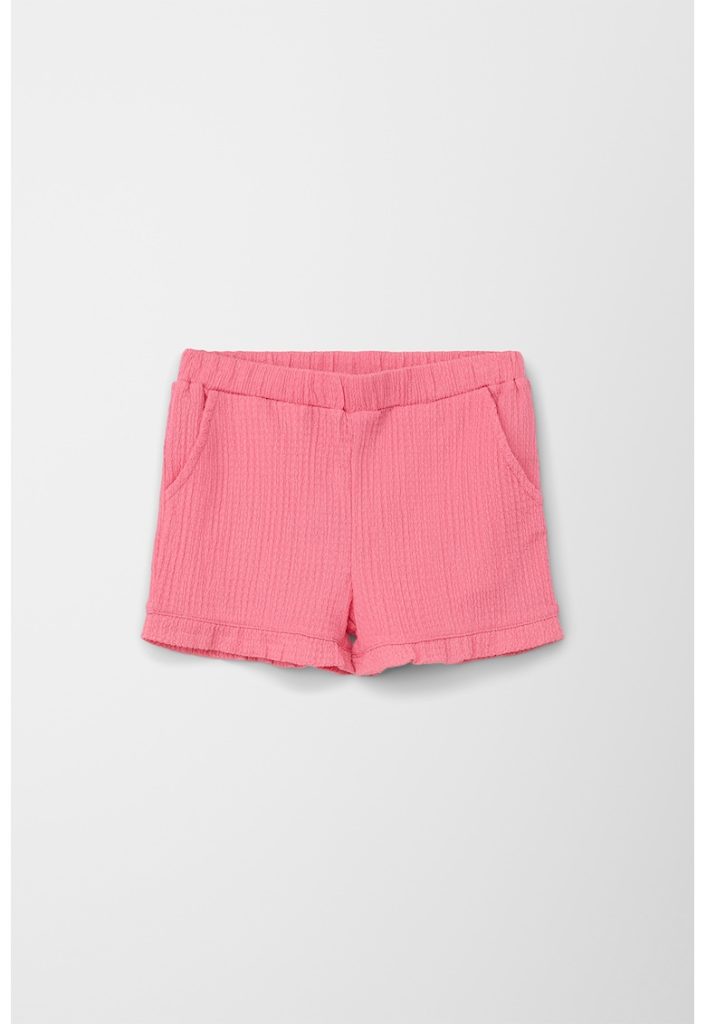 Pantaloni scurti cu banda elastica in talie-FETE/IMBRACAMINTE/Sorturi-IMBRACAMINTE/Sorturi