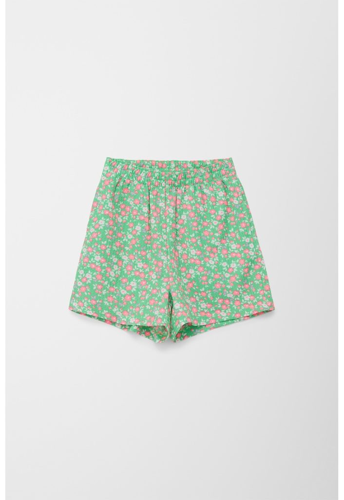 Pantaloni scurti cu banda elastica in talie-FETE/IMBRACAMINTE/Sorturi-IMBRACAMINTE/Sorturi
