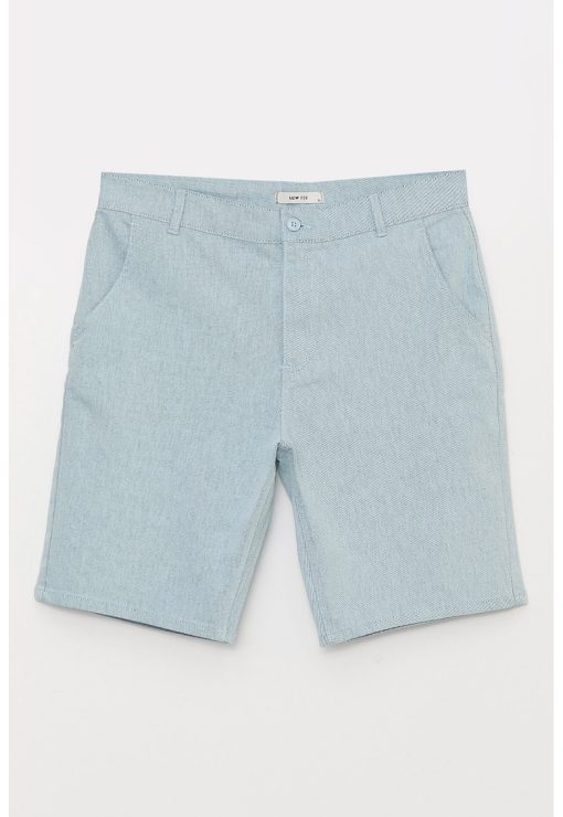 Pantaloni scurti cu buzunare oblice-BARBATI/IMBRACAMINTE/Blugi-IMBRACAMINTE/Blugi