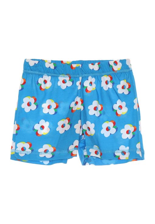 Pantaloni scurti cu imprimeu grafic cu snur-FETE/IMBRACAMINTE/Sorturi-IMBRACAMINTE/Sorturi