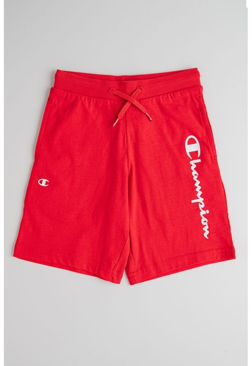 Pantaloni scurti cu imprimeu logo-BAIETI/IMBRACAMINTE/Sorturi-IMBRACAMINTE/Sorturi