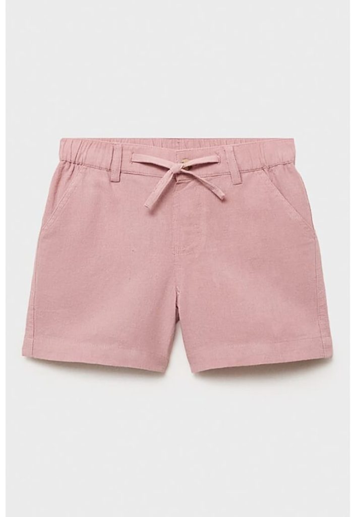 Pantaloni scurti cu model uni si buzunare laterale-BAIETI/IMBRACAMINTE/Sorturi-IMBRACAMINTE/Sorturi