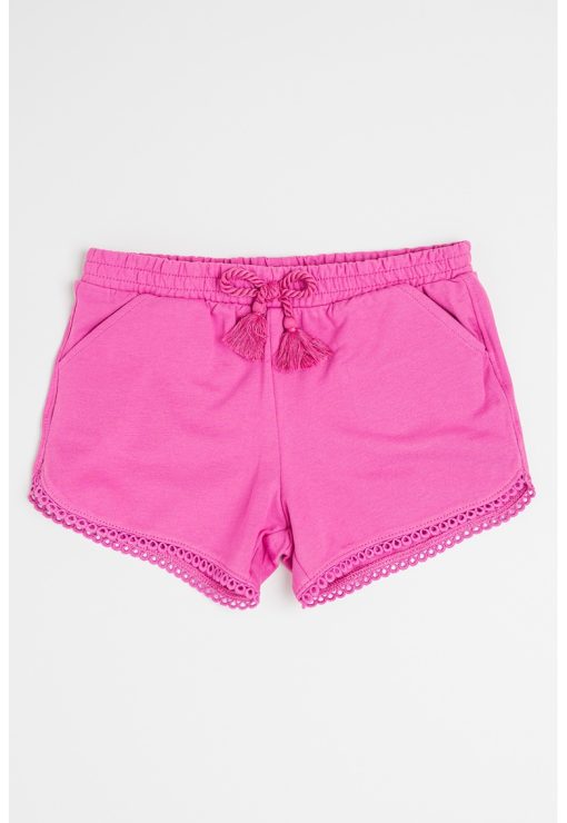 Pantaloni scurti cu snur si canafi-FETE/IMBRACAMINTE/Sorturi-IMBRACAMINTE/Sorturi