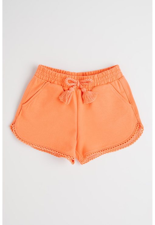 Pantaloni scurti cu snur si canafi-FETE/IMBRACAMINTE/Sorturi-IMBRACAMINTE/Sorturi