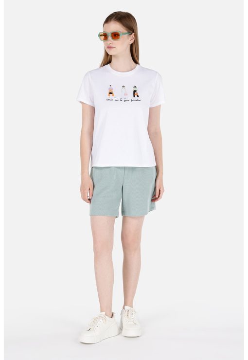 Pantaloni scurti cu talie ajustabila-FEMEI/IMBRACAMINTE/Pantaloni si colanti-IMBRACAMINTE/Pantaloni si colanti