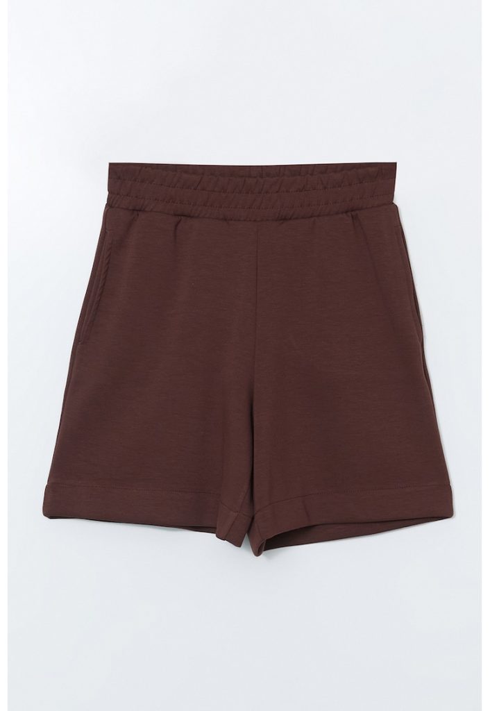 Pantaloni scurti cu talie elastica-FEMEI/IMBRACAMINTE/Pantaloni si colanti-IMBRACAMINTE/Pantaloni si colanti