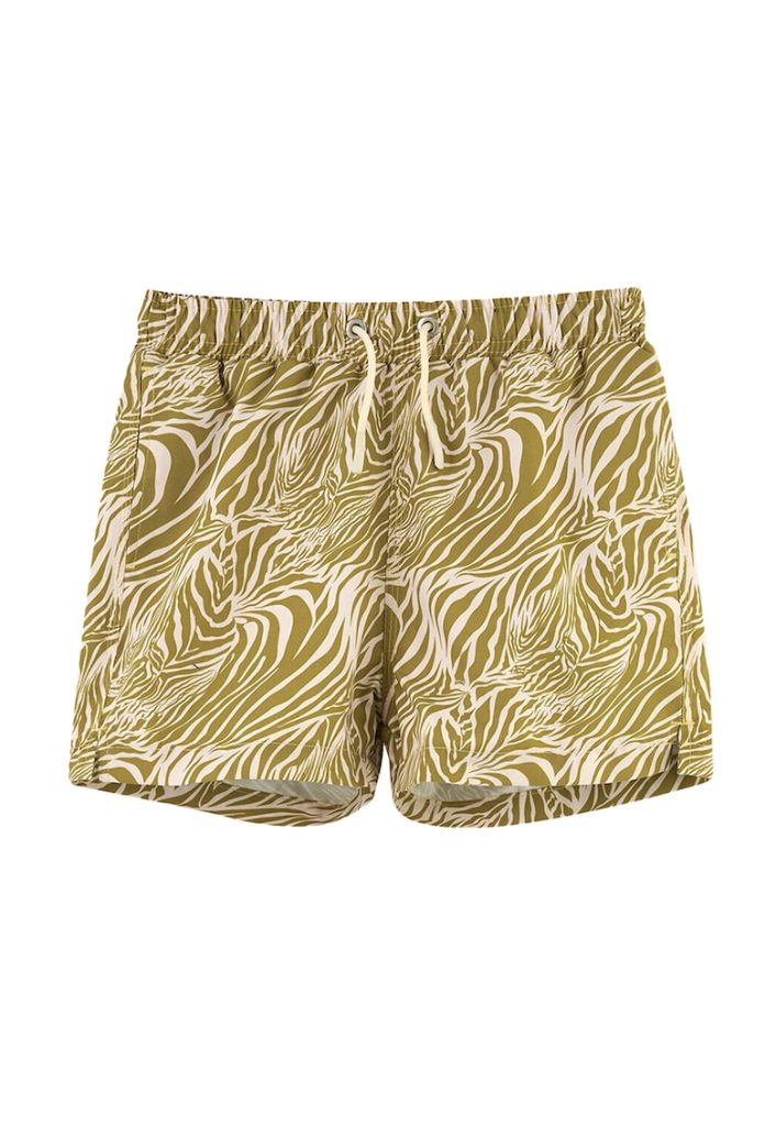 Pantaloni scurti de baie cu snur in talie si model-BAIETI/IMBRACAMINTE/Costume de baie-IMBRACAMINTE/Costume de baie