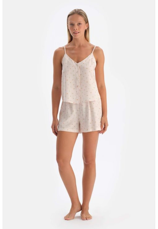 Pantaloni scurti de pijama cu imprimeu grafic-FEMEI/IMBRACAMINTE/Pijamale si halate de baie-IMBRACAMINTE/Pijamale si halate de baie